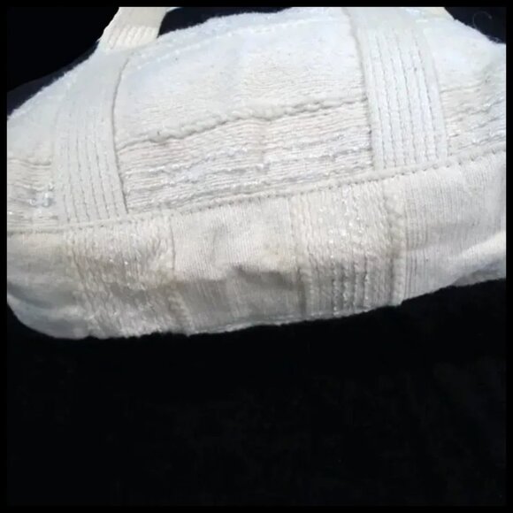 Cotton Cloth Purse Boho Cottagecore 70s Vintage Hippie Bag - Picture 5 of 12